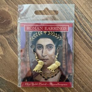 New! Owl of Minerva earrings